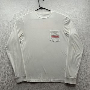 Vineyard Vines T-Shirt Mens XS X-Small‎ Preppy Chest Pocket Fishing Outdoors